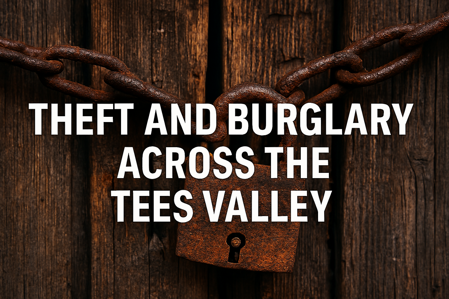 Theft and Burglary Across the Tees Valley: Five-Year Trends and Area Breakdown