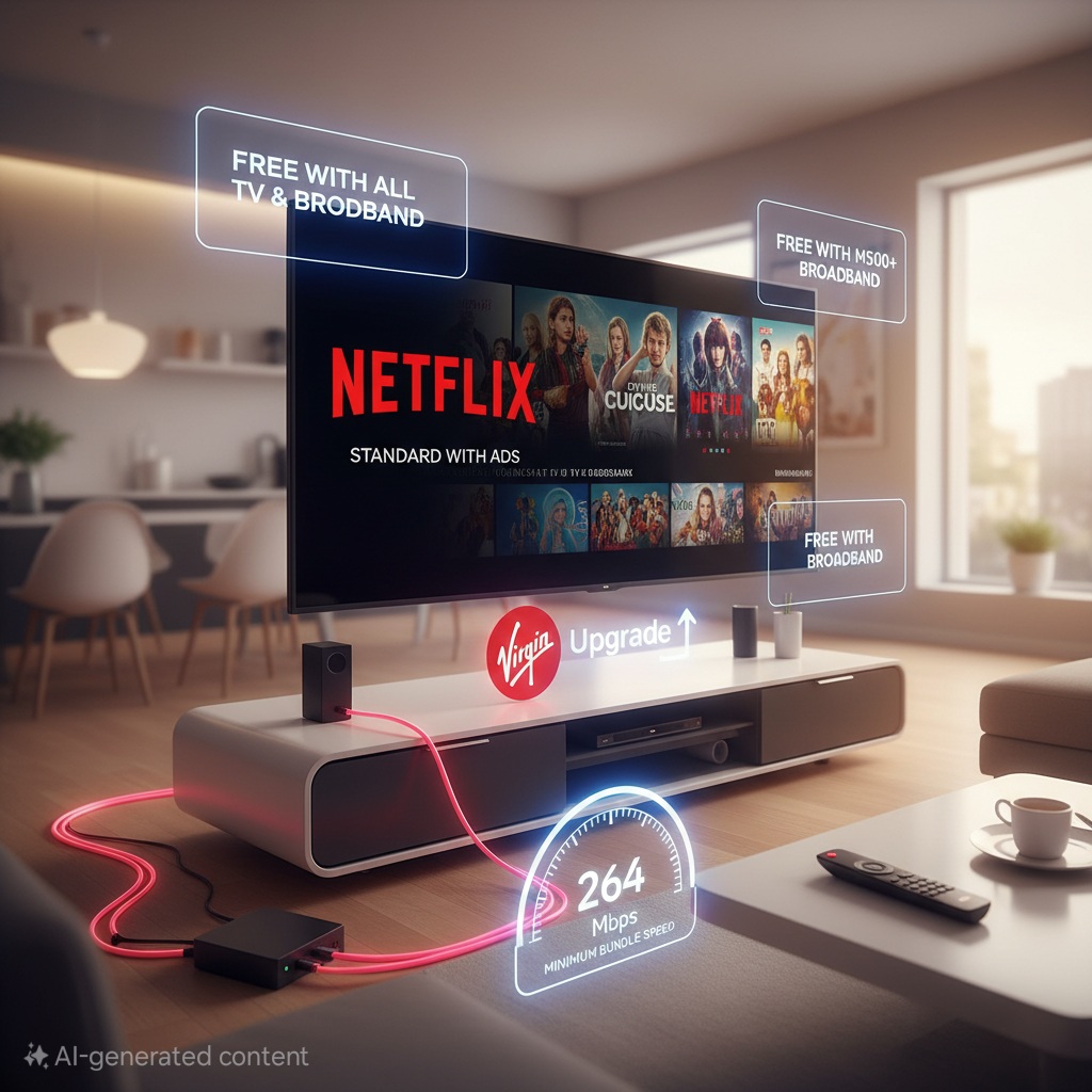 Virgin Media Overhauls Entire TV and Broadband Line-up, Bundling Netflix as a Standard Feature